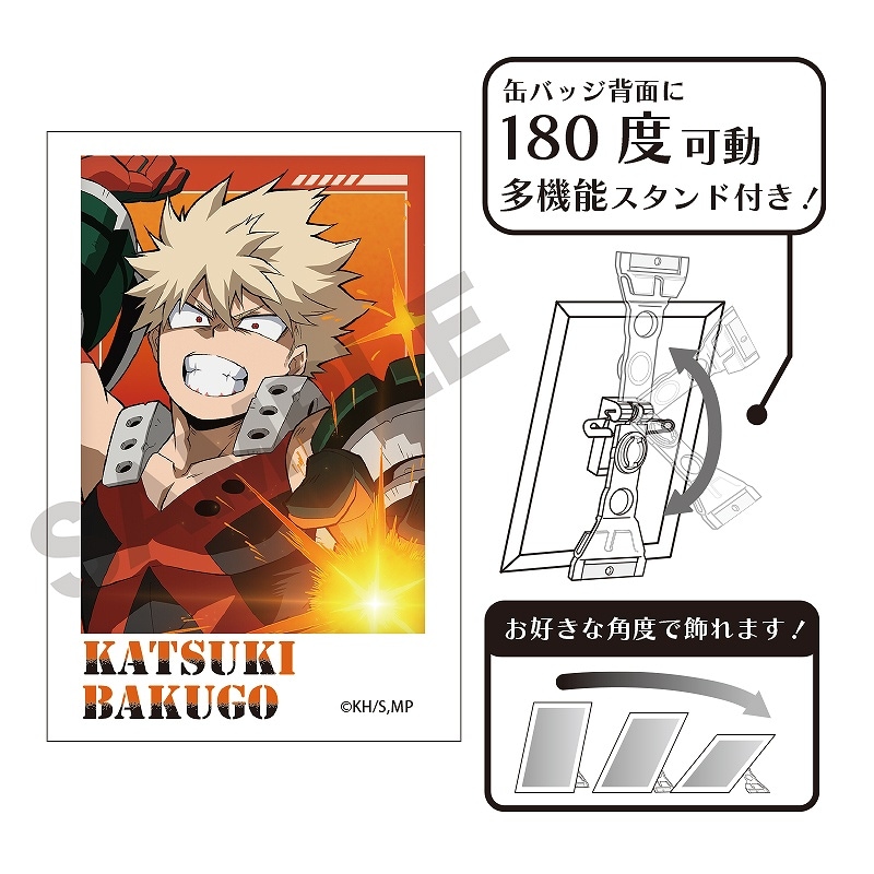 ヒロアカ ヒロアカ コレクション缶バッジ 第6弾 爆豪勝己 原作