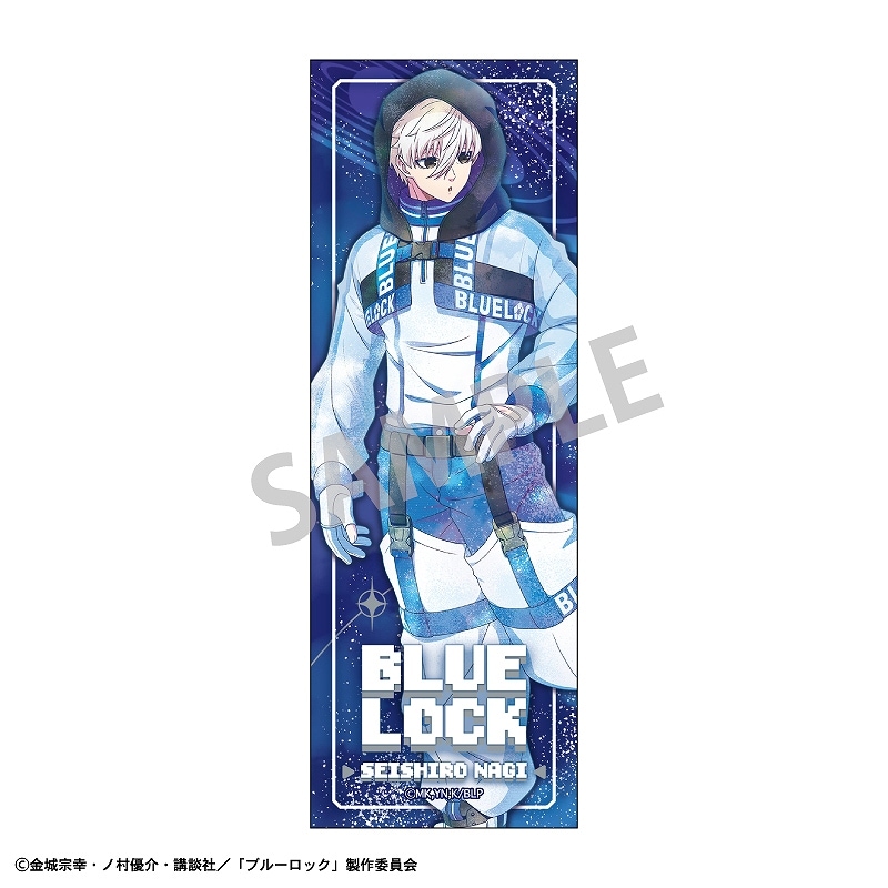 ブルーロック ロングスクエア缶バッジ＿凪 誠士郎／サイバーパンク