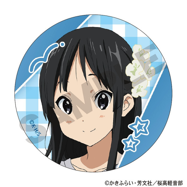 けいおん！ アート缶バッジ＿秋山 澪＆中野 梓