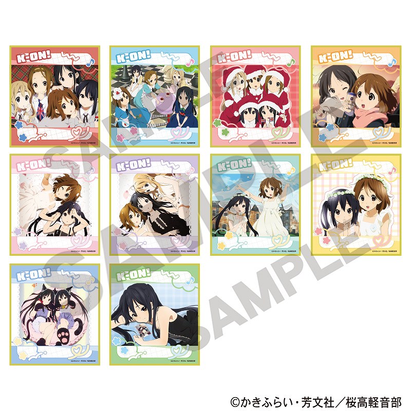 けいおん！ 【BOX】トレーディングミニ色紙