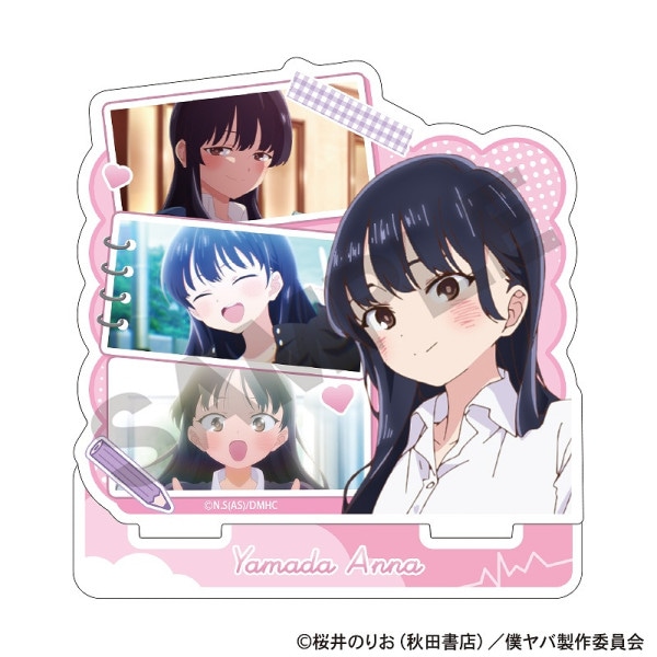 予約商品2月中旬発送】僕の心のヤバイやつ アート缶バッジ＿山田 杏奈