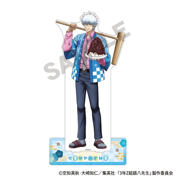 3年Z組銀八先生 アート缶バッジ＿土方 十四郎/文化祭準備