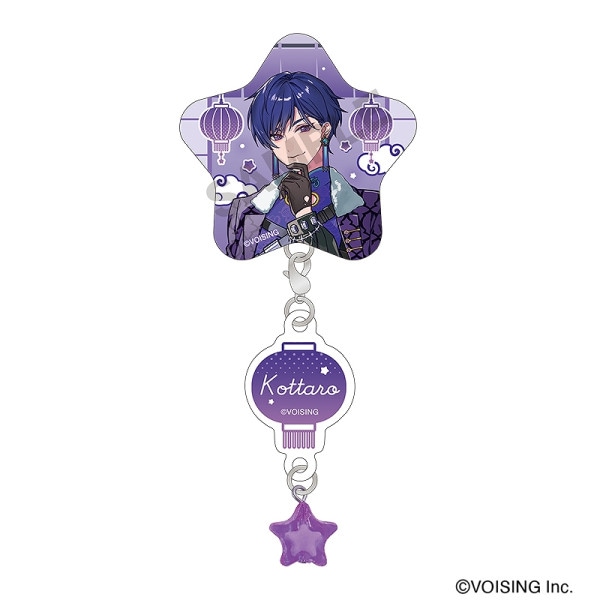 事後通販3月中旬より順次発送】すたぽら チャーム付き星型缶バッジ＿Coe.