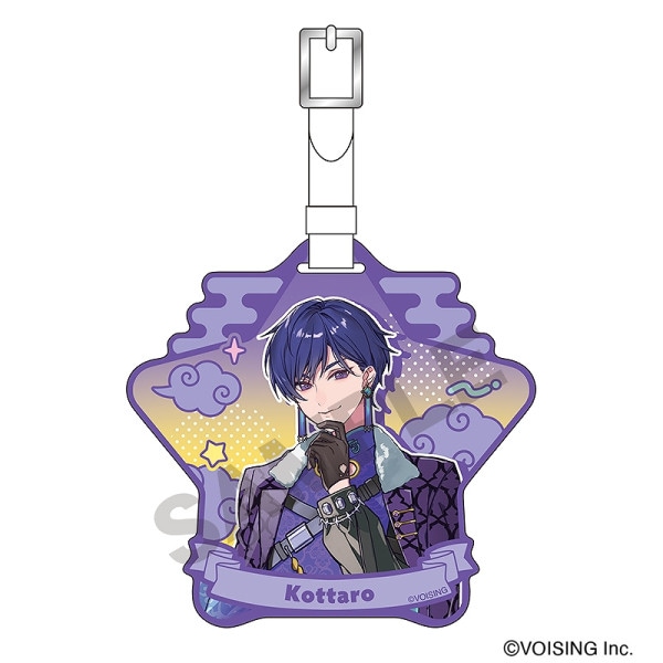 事後通販3月中旬より順次発送】すたぽら チャーム付き星型缶バッジ＿