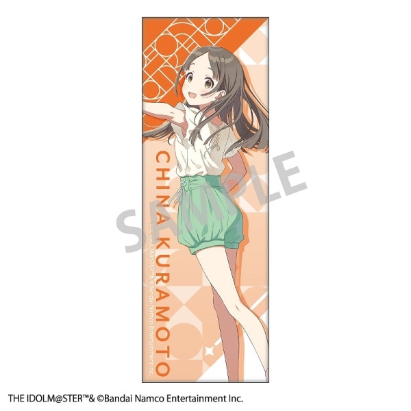 学園アイドルマスター ロングスクエア缶バッジ＿有村麻央