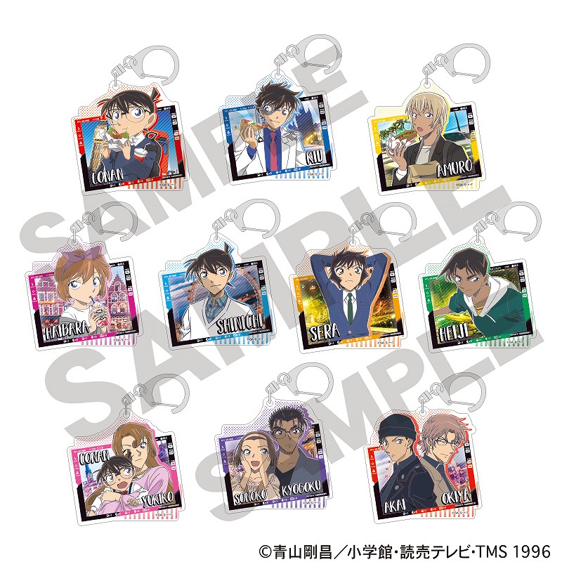 名探偵コナン トレーディングアクリルキーホルダー＿ジャンクフード