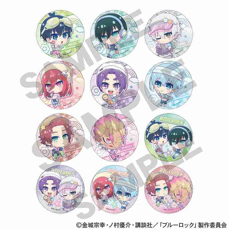 ブルーロック 【BOX】トレーディンググリッター缶バッジ＿ゆめかわ