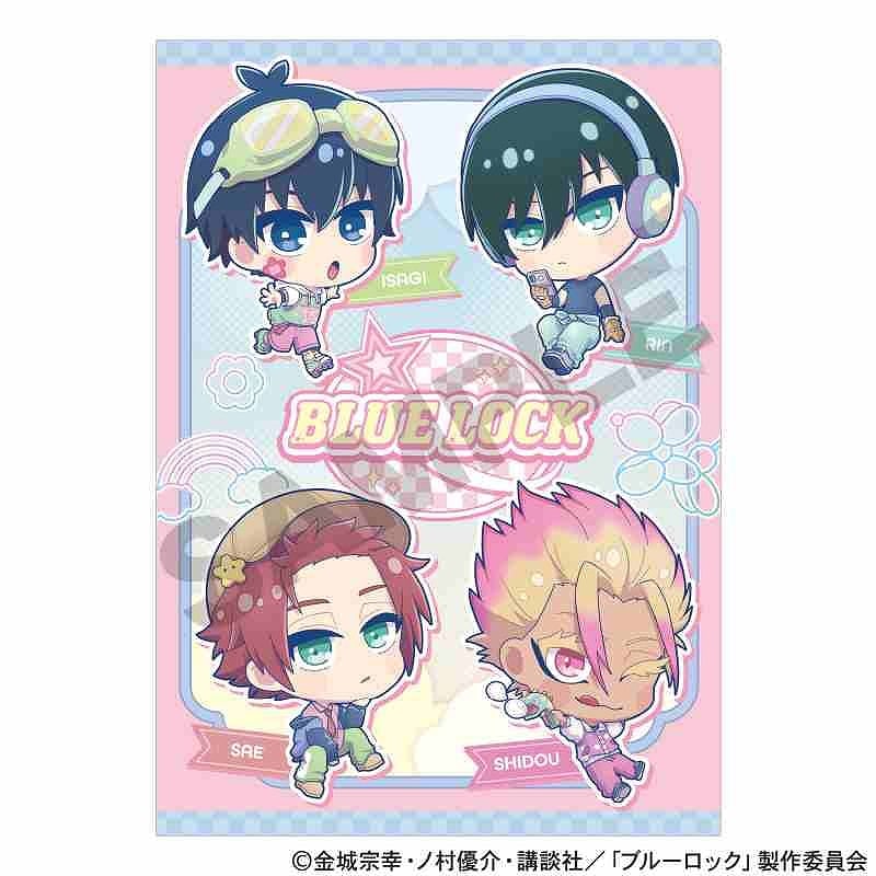 ブルーロック シングルクリアファイル＿ピンク/ゆめかわスポーティ