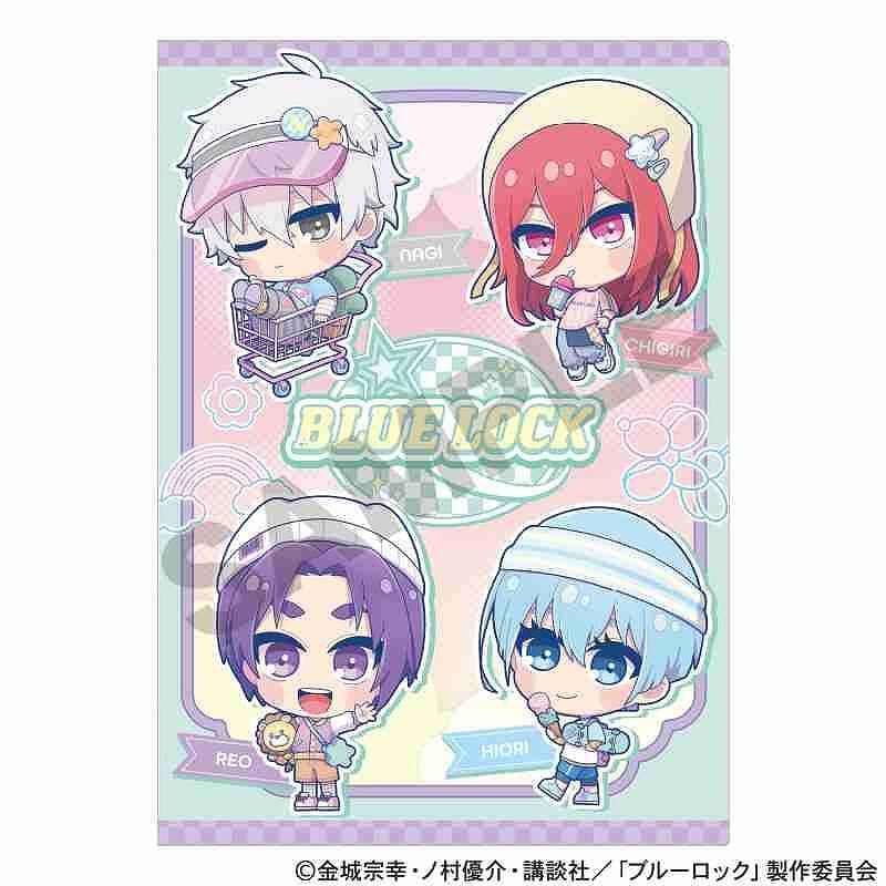 ブルーロック シングルクリアファイル＿ミント/ゆめかわスポーティ