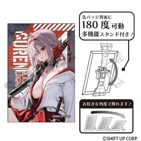 勝利の女神:NIKKE アクリルスタンド＿紅蓮:ブラックシャドウ/ロン