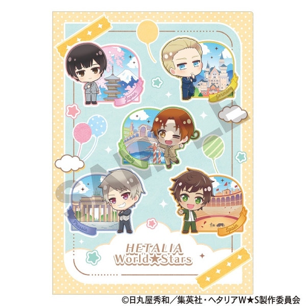 ヘタリア World☆Stars 【BOX】トレーディングアクリルクリップ＿ちまにわ