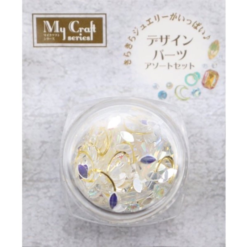 デザインパーツ アソートセット クリアー系 RS-415 | 手芸センター