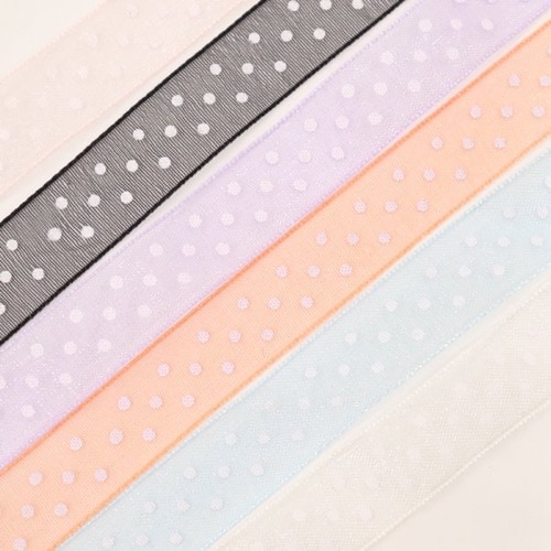 シェアドット オーガンジーリボン 13mm幅（50cm単位） | 手芸センター