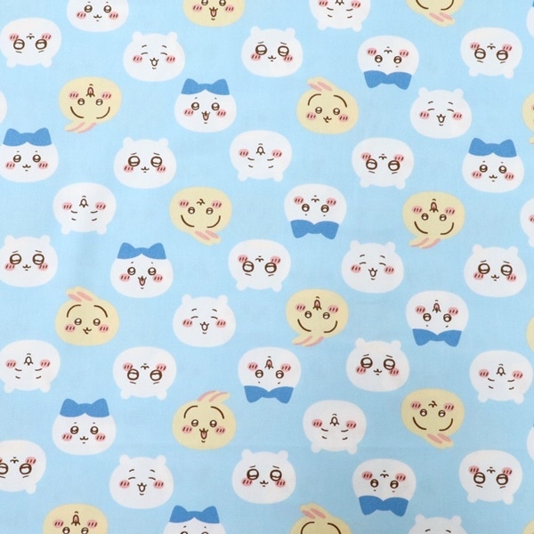 生地 入園入学 キャラクター オックス ちいかわ フェイス柄 G-2573