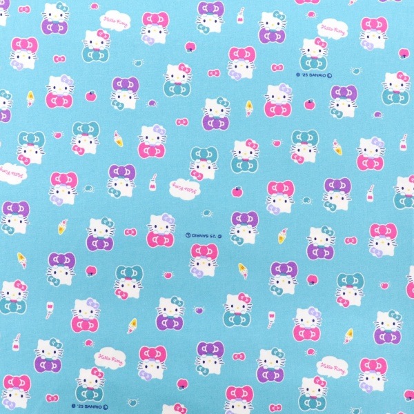 生地 サンリオオックスプリント ハローキティ 831158DR・831165DR