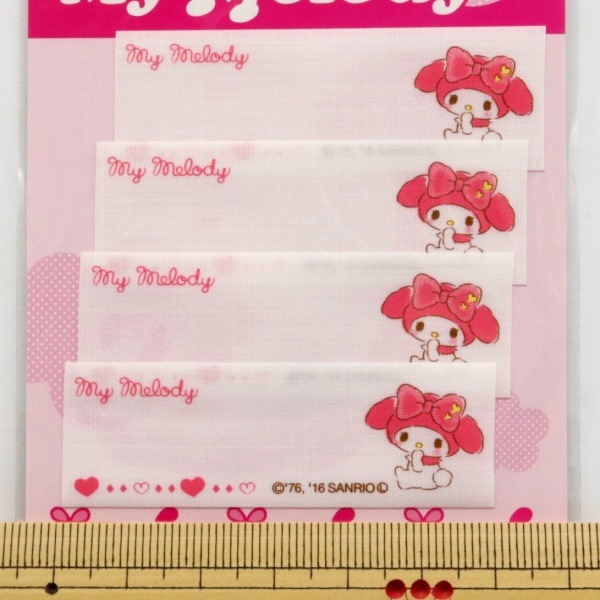 マイメロディ まいネーム 4枚入 SMN300-SMN05 | 手芸センタードリーム
