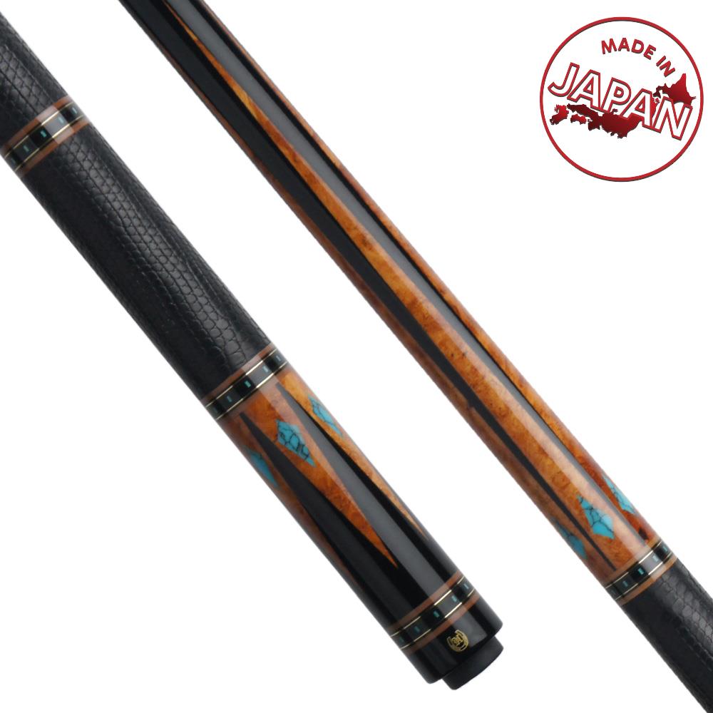 早川工房 カスタム キュー 黒檀＆アンボイナバール6剣 / ビリヤード