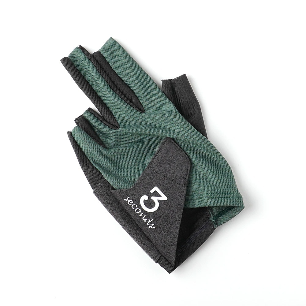 メール便可】 スリーセカンズ グローブ 5FG3 グリーン 各種