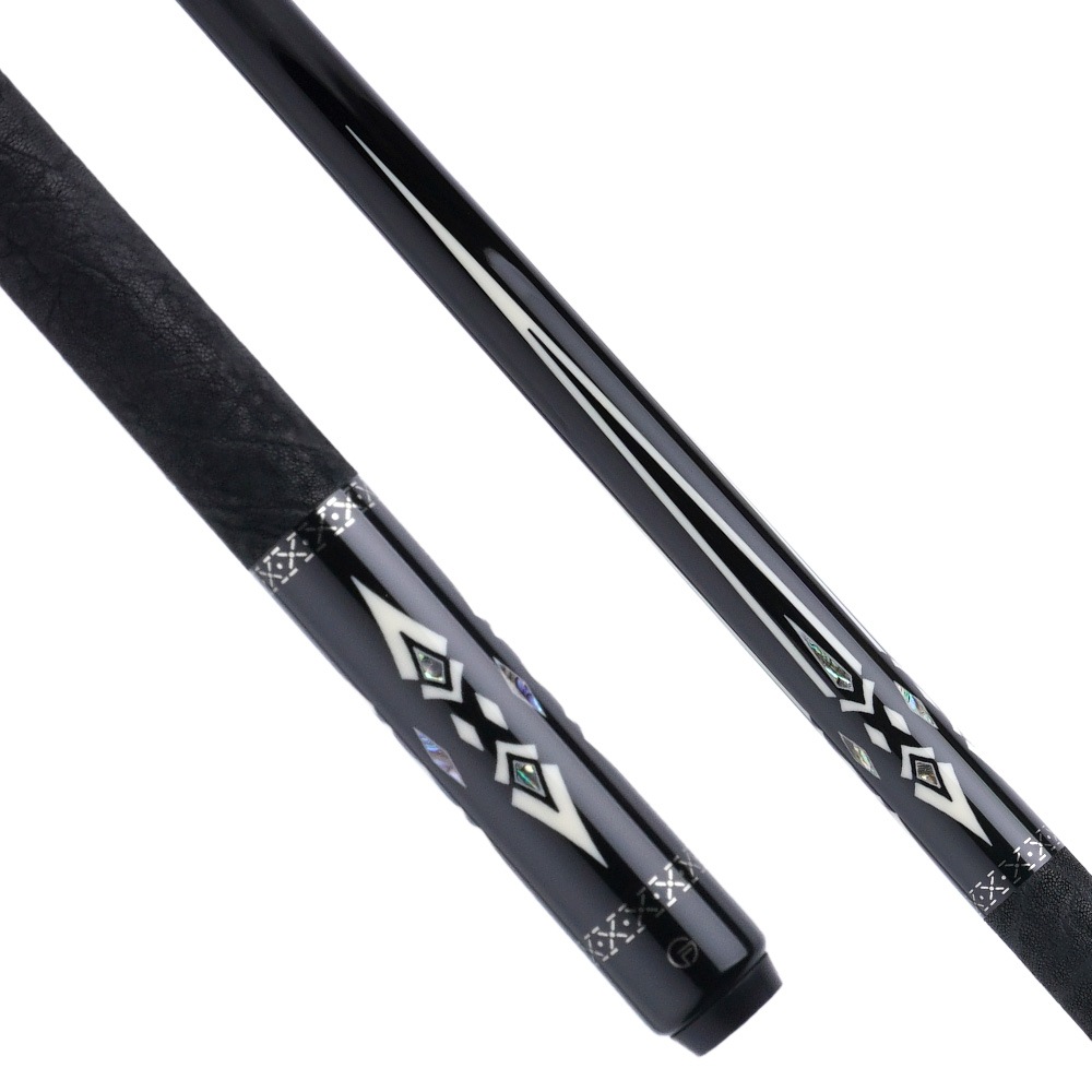 福 fuku キュー 黒檀 インレイ グリップ2段式｜ビリヤード 通販 キュー