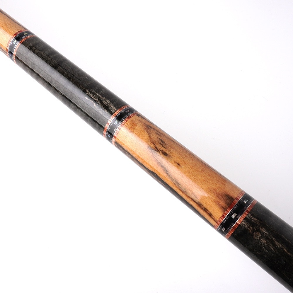 早川工房 ブラック＆ホワイトエボニーストレート ウッドグリップ3分割