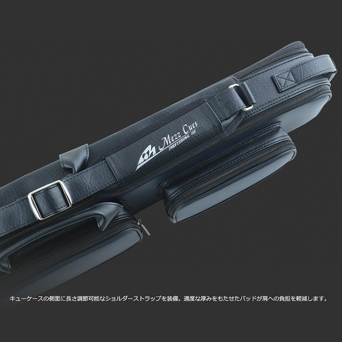 キューケース Mezz MZ-35K 黒 ブラック (バット3本シャフト5本収納