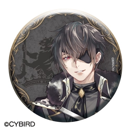 イケメン王子 76mm缶バッジ ギルベルト＝フォン＝オブシディアン IFC