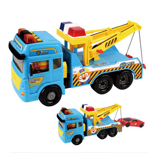 先払いのみ） 韓国おもちゃ 「ポンポン ポロロ」 力の強い レッカー車