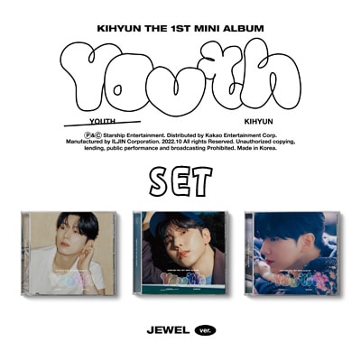 韓国音楽 MONSTA Xのキヒョン - YOUTH [JEWEL Ver.] (バージョン3種