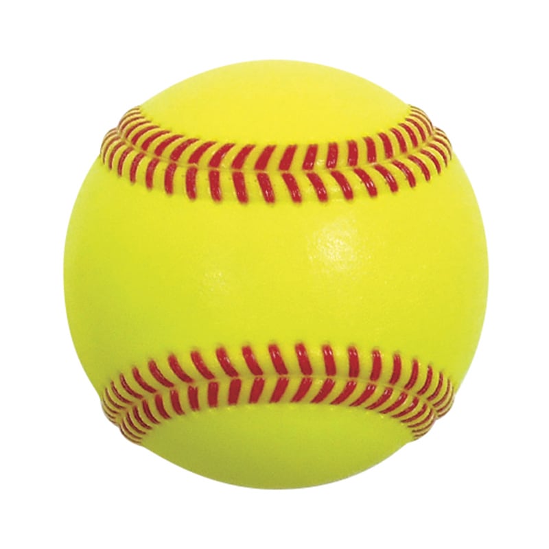 硬式用 雨天練習球 レインボール イエロー 防水加工 12球入り｜ダイト