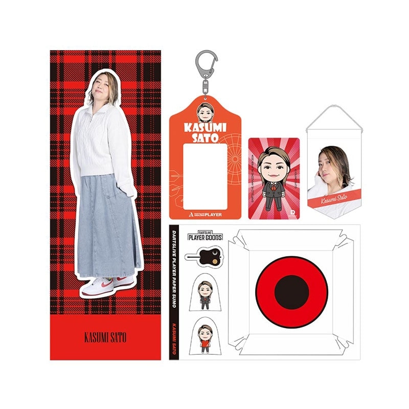 ダーツライブカード　鈴木未来　キャシーリョン　佐藤かす美 アクセサリ > ダーツライブカード > DARTSLIVE PLAYER GOODS 第二弾