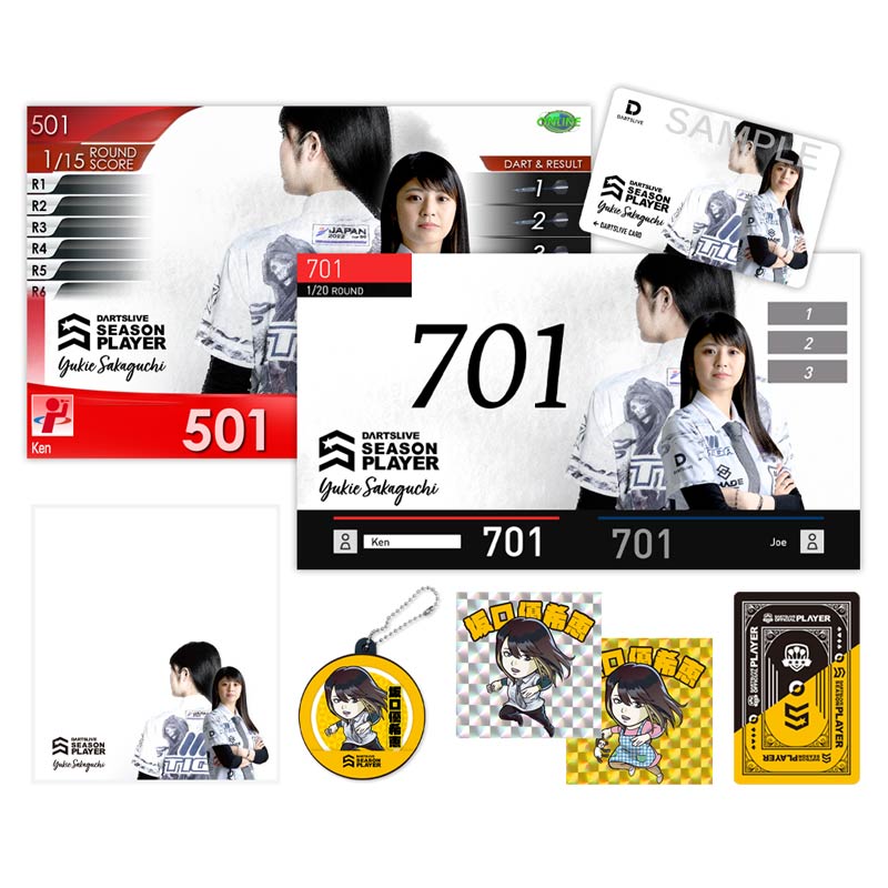 坂口優希恵 サイン入りカードセット 坂口優希恵 サイン入りカード