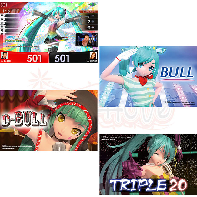 初音ミクFuture Tone DX ダーツセット ミクモデル ダーツ > キャラクター > 初音ミクProject DIVA Future Tone DXダーツ