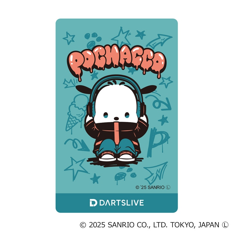【最終値下げ】ダーツライブカード サンリオ はぴだんぶい ポチャッコ ゲームカード【ダーツライブ】ポチャッコ ピーチャンズ｜ダーツ用品は
