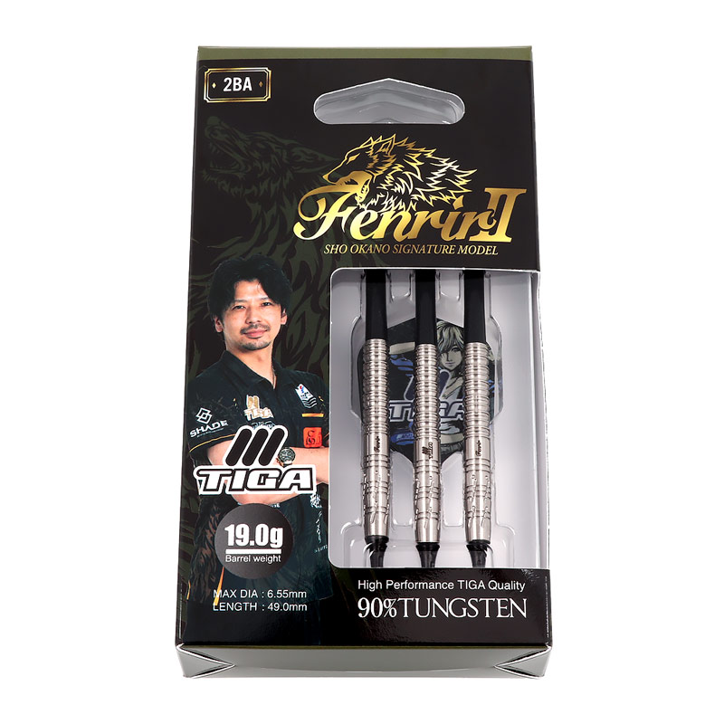 岡野翔モデル フェンリル2 ティガ Fenrir2 フェンリル2 スティール21g 岡野翔選手 ハードダーツ