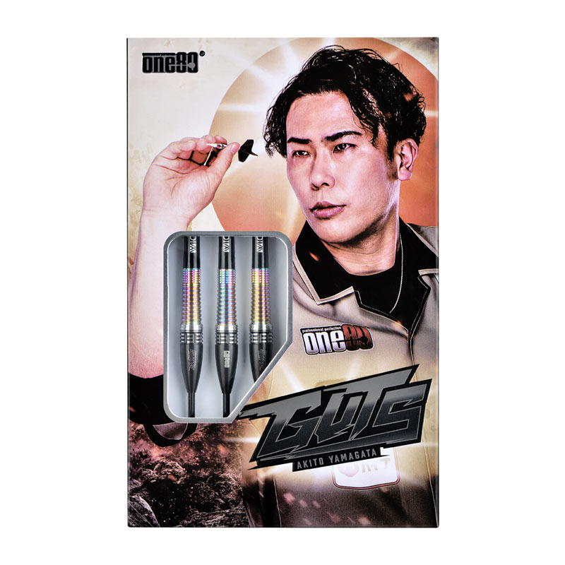 山形明人 One80 ワンエイティ GUTS ガッツ 20g 定価/12100円 ダーツ > ソフトダーツ > ブランド【ワ行】 > ワンエイティ