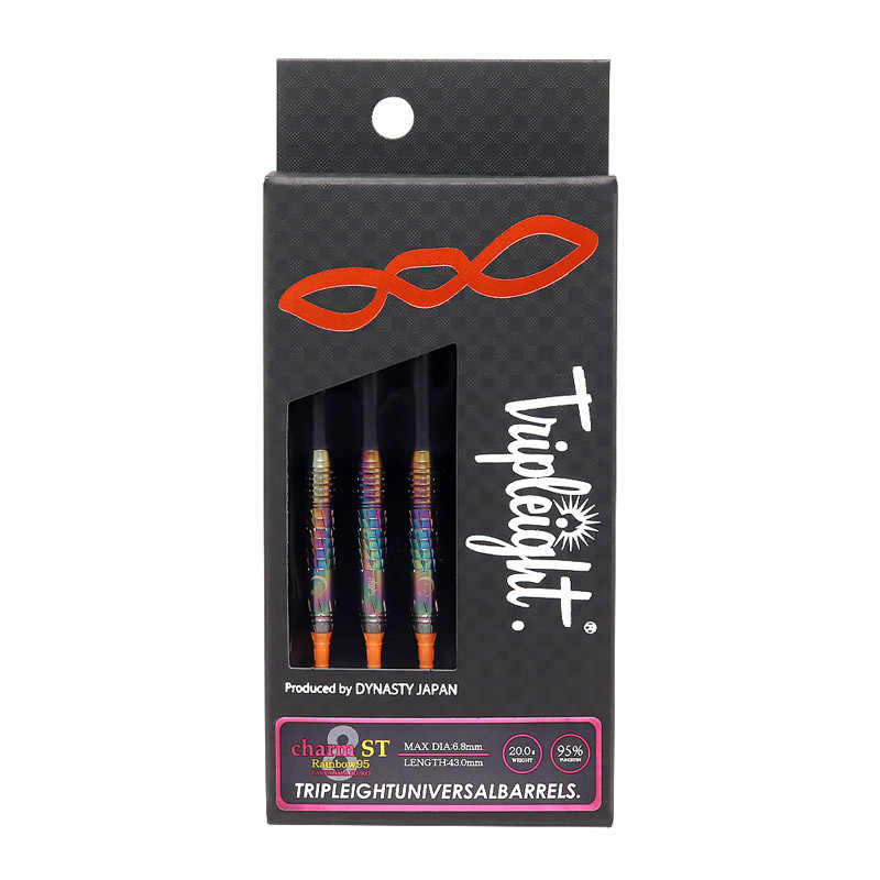 Tripleight Charm Rainbow 86 ダーツバレル バレル ダイナスティー トリプレイト DYNASTY TRIPLEIGHT charm