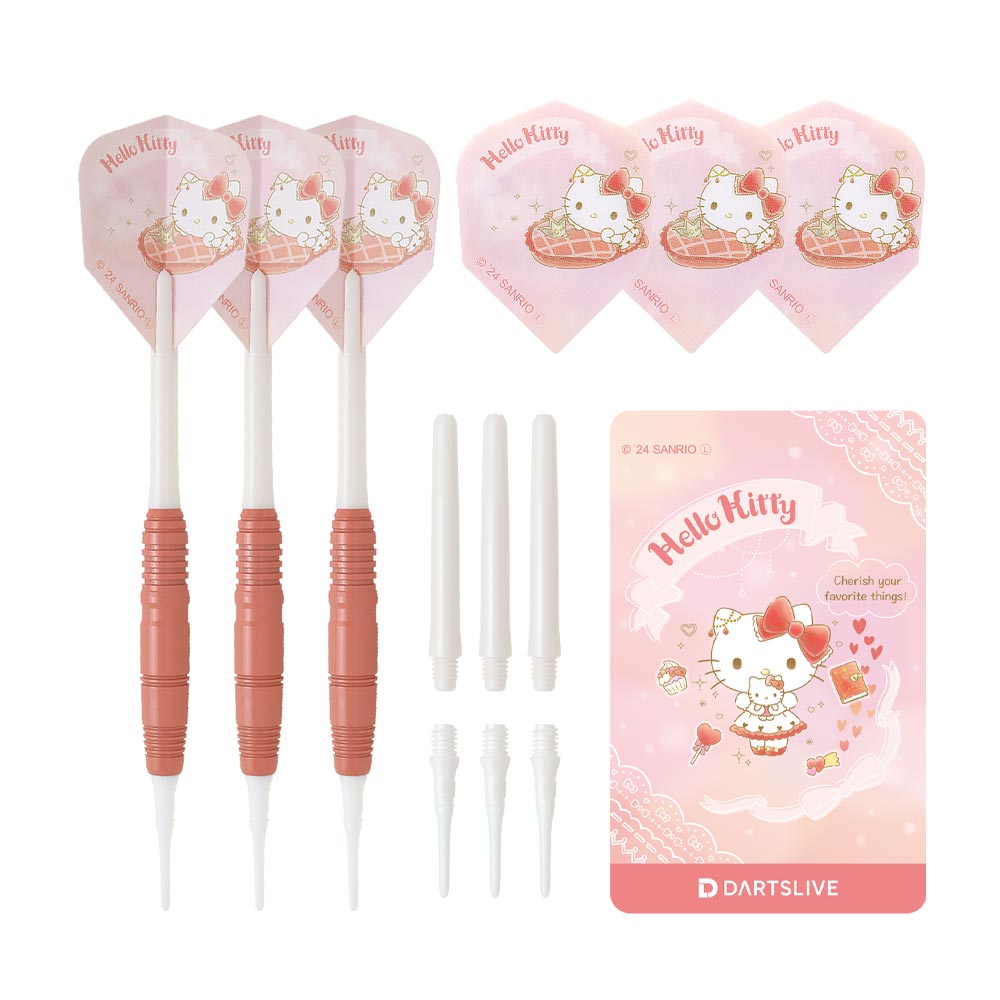 ダーツライブカード　ハローキティ　6枚セット 全国送料無料】Sanrio characters ダーツセット with DARTSLIVE CARD