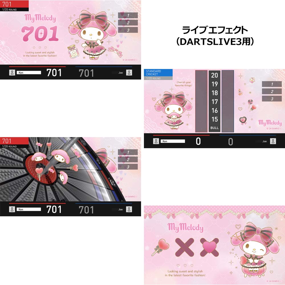 【新品未開封】My Melody ダーツDARTSLIVE マイメロ ダーツ > キャラクター > 【Only Japan】Sanrio characters ダーツ