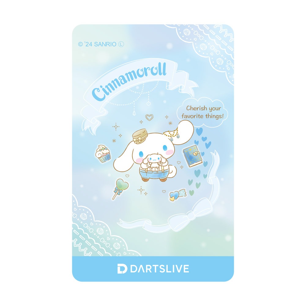 サンリオキャラクターズ　ダーツセット　ダーツライブカード　シナモロール　シナモン ダーツ > キャラクター > 【Only Japan】Sanrio characters ダーツ