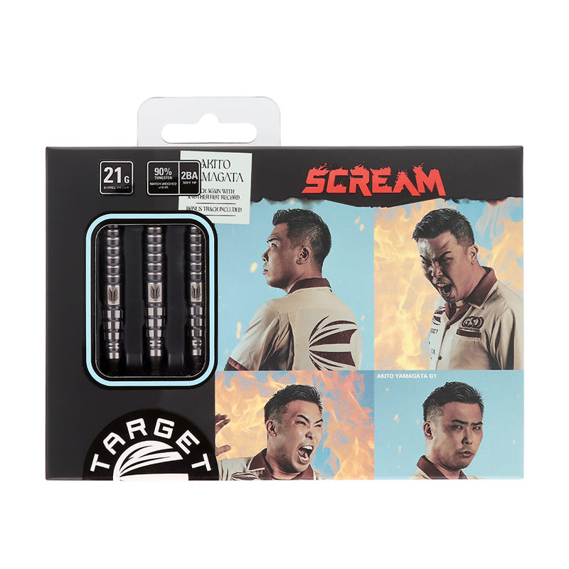 TARGET SCREAM スクリーム　ダーツハイブ限定カラー　3本 19g ターゲット SCREAM スクリーム スイスポイント スティール22g 山形明人