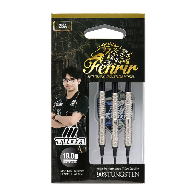 TIGA ティガダーツ フェンリル2 GOLD版 岡野翔選手 ダーツ > ソフトダーツ > ブランド【タ行】 > ティガ > TIGA(ティガ