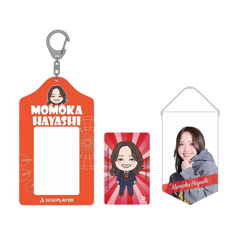 林桃加　新年メッセージカードDARTSLIVE プレイヤーグッズブラックホール 林桃加 新年メッセージカードDARTSLIVE プレイヤーグッズブラック