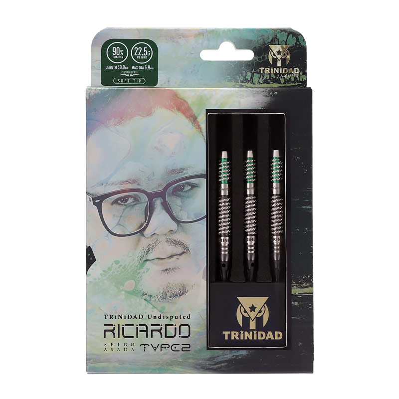トリニダード リカルド タイプ2 浅田斉吾モデル エスダーツ限定モデル 2BA バレル【トリニダード】リカルド タイプ2 浅田斉吾モデル 2BA｜ダーツ