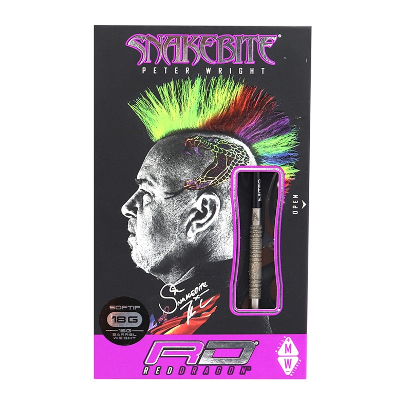 レッドドラゴン スネークバイト ピーター・ライトモデル ユーロ11 スティール バレル【レッドドラゴン】スネークバイト ピーター・ライトモデル