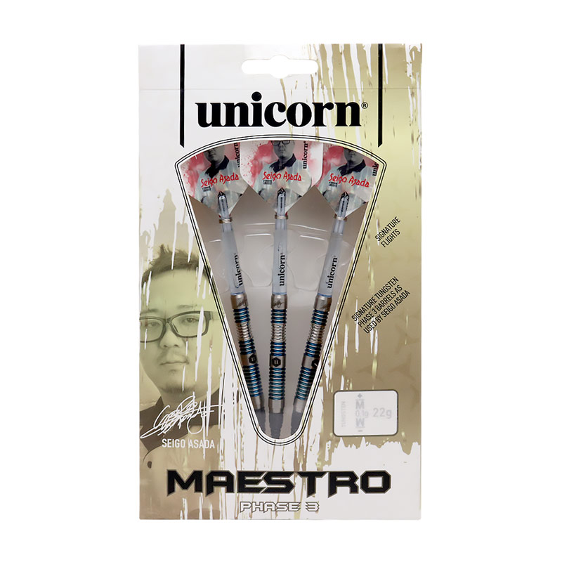 Unicorn浅田斉吾MAESTROマエストロPHASEフェーズ3定価14500 ダーツ > ソフトダーツ > ブランド【ヤ行】 > ユニコーン > SEIGO