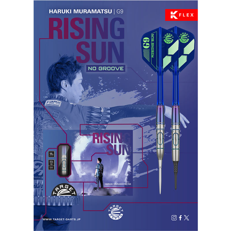 未使用 TARGET RISING SUN G9 NO GROOVE STEEL ターゲット ライジングサン G9 ノーグルーブ スイスポイント TARGET