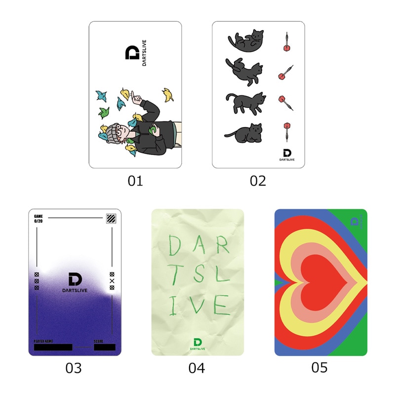 DARTSLIVE ダーツセット i Darts メンバーズカード　付き ダーツ DARTSLIVE CARD ライブカード ダーツライブカード 55-4