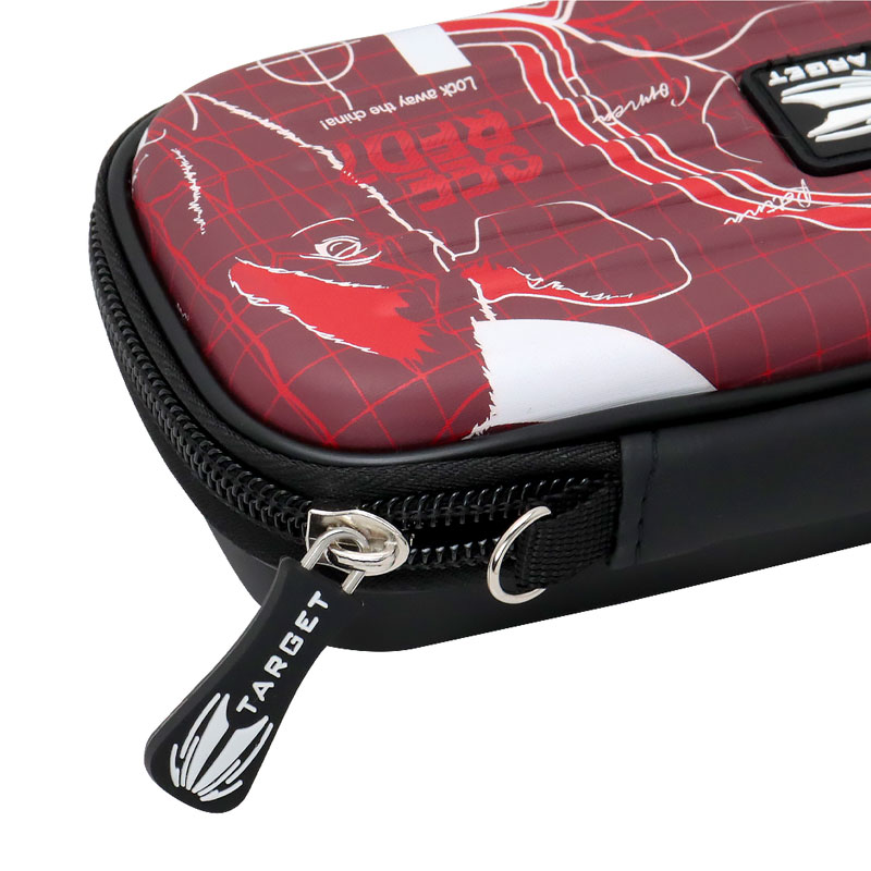 お寿司はなんだか楽しいよ　ダーツケースカバー（赤茶×黒） ダーツケース > ブランド【タ行】 > ターゲット > TAKOMA > TARGET