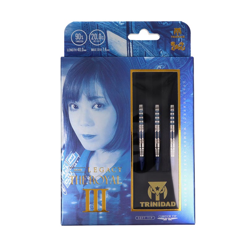 TRINIDAD LEGACY ダーツ 3本セット 大城明香利 ダーツ バレル TRiNiDAD × Ryu AKARI LEGACY3 大城明香利 選手モデル