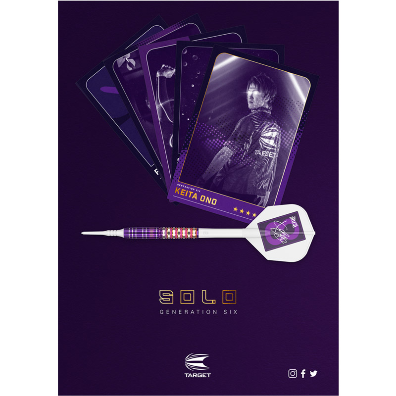 ターゲット ソロG6 小野恵太モデル エスダーツ限定モデル バレル【ターゲット】ソロ ジェネレーション5 小野恵太モデル